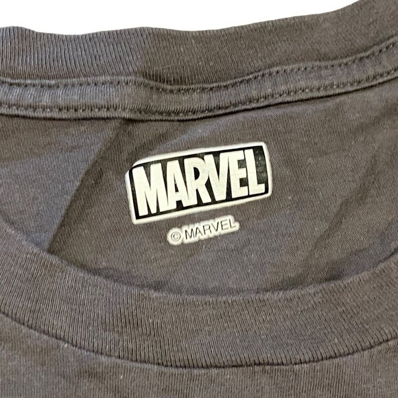 Marvel Mens 2XL Periodic Table of Marvel Gray Tshirt Graphic Print Short Sleeve - Picture 6 of 8